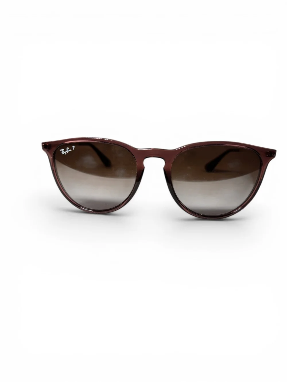 Ray-Ban Erika RB4171 6593/T5 54mm Brown Gradient Polarized Sunglasses w/ Case